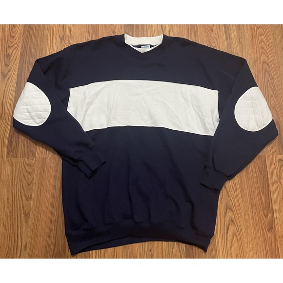 Cheetah Other - Cheetah Sweatshirt Mens Large Vintage 90s USA Elbow Patch Crew